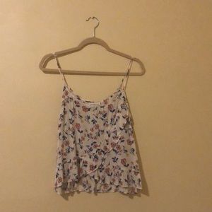 Women’s Tillys Floral Ruffle Tank Top